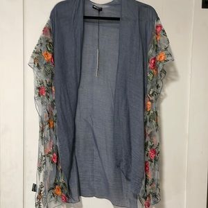 Blue wrap/coverup